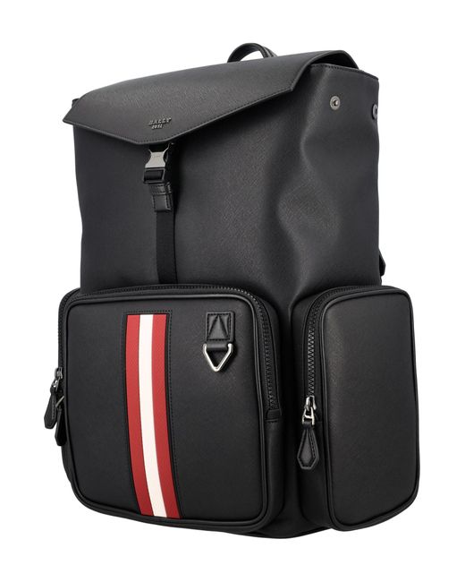 Bally Black Maxi Backpack for men