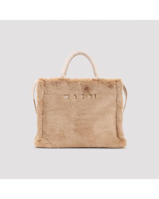 Marni Natural Small Basket Handbag