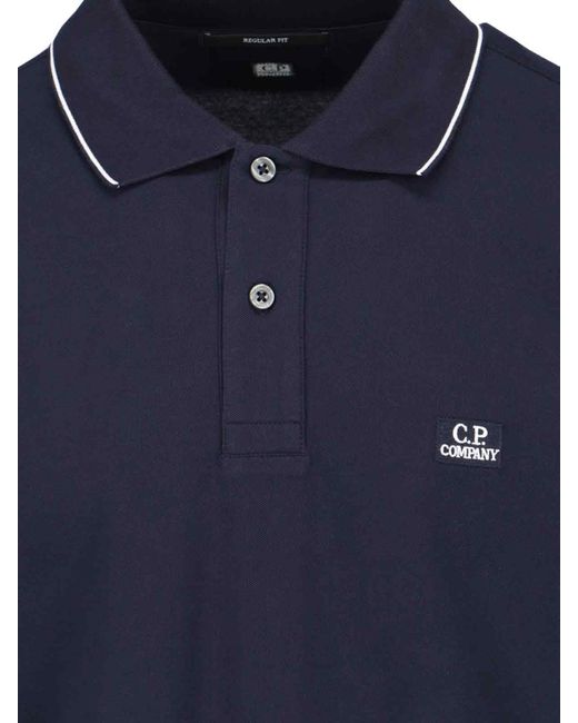 C P Company Blue Polo Shirt for men