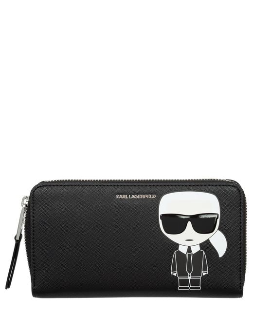 Karl Lagerfeld K/ikonik Wallet in Black - Save 11% | Lyst
