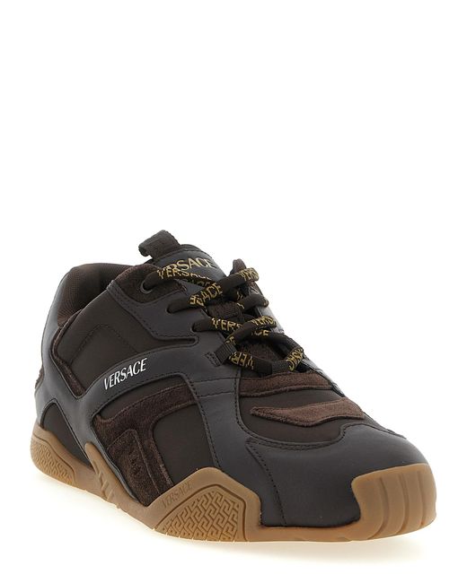 Versace Black Galaxia Sneakers for men