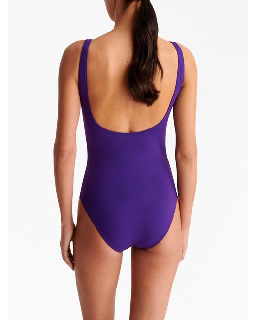 Eres Purple Asia Scoop-back Swimsuit