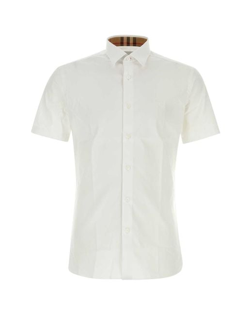 Burberry White Shirts for men