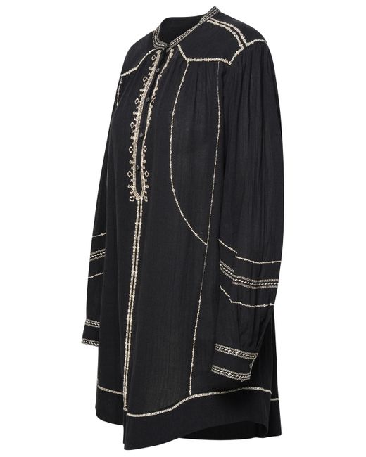 Isabel Marant Black 'Pradel' Cotton Dress
