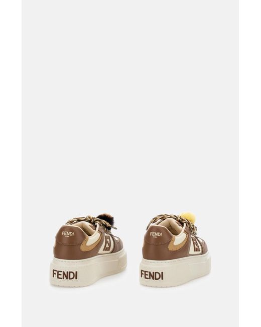 Fendi Multicolor Sneakers With Charms