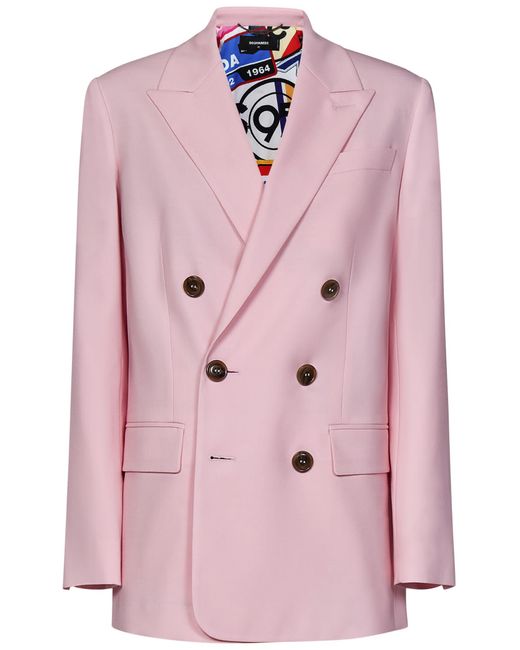 DSquared² Pink New York D.B. Suit