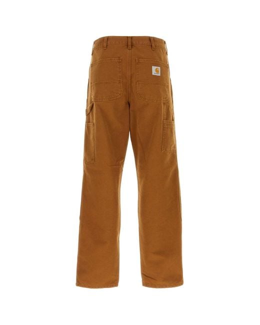 Carhartt Brown Pantalone for men