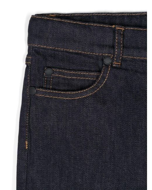 Moncler Blue Enfant Jeans Cotton; Elastane for men