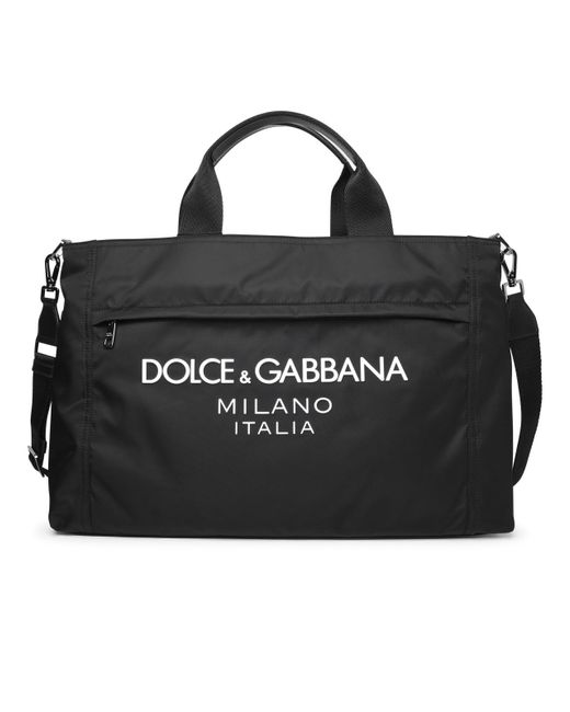 Dolce & Gabbana Black Fabric Bag for men