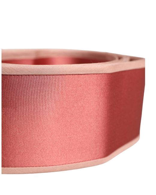 Dolce & Gabbana Silk Satin Waist Cintura Belt in Red | Lyst UK display picture 1