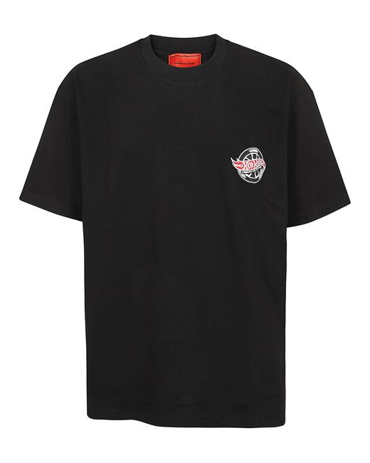 Vision Of Super Black T-Shirt With Car Print for men