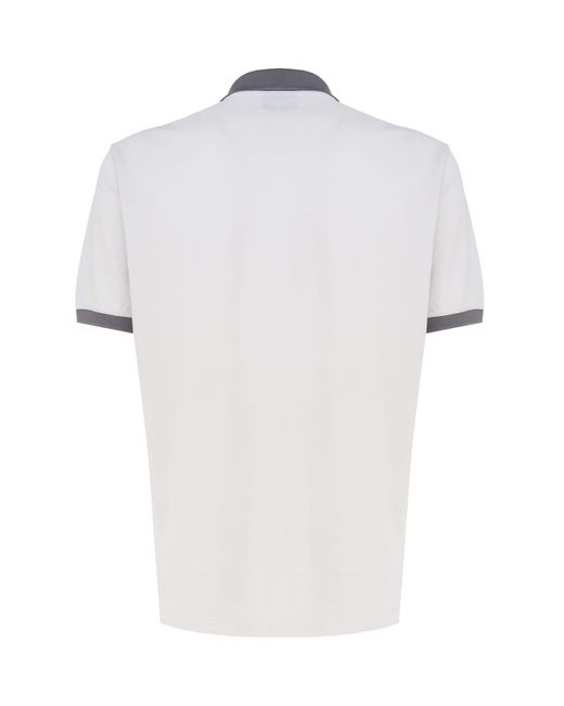 Emporio Armani White Polo T-Shirt for men
