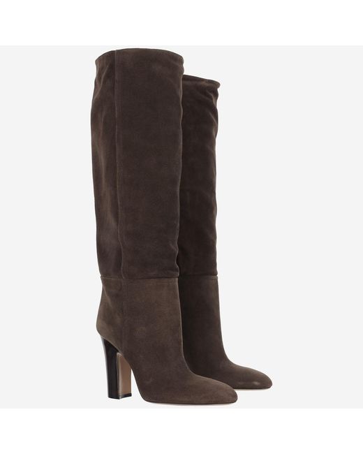 Paris Texas Brown Boots Lavinia 100 Leather