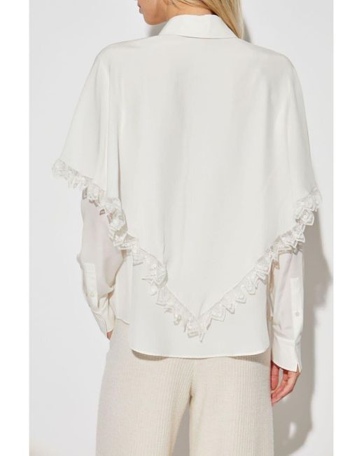 Chloé White Silk Shirt