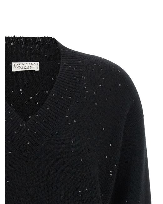 Brunello Cucinelli Black Cashmere Cardigan Clothing
