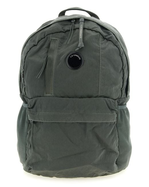 C P Company Green Polyamide Backpack for men