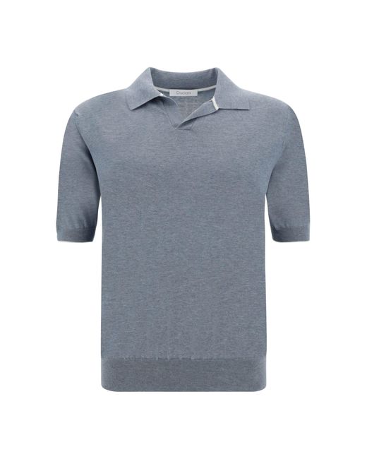 Cruciani Blue Polo Shirt for men