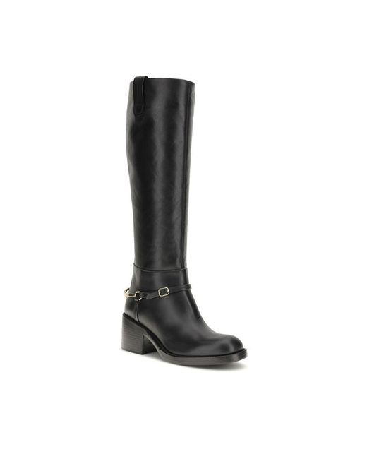 Chloé Black Calf Leather Bos Taurus Lace