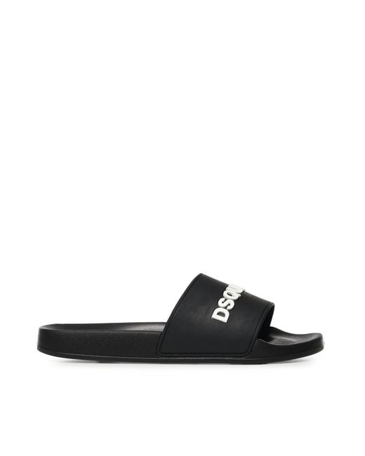 DSquared² Black Sandals Tpu for men