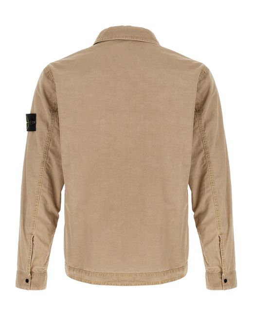 Stone Island Natural Cotton Blouse for men