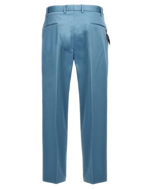 PT Torino Blue Dieci Pants for men