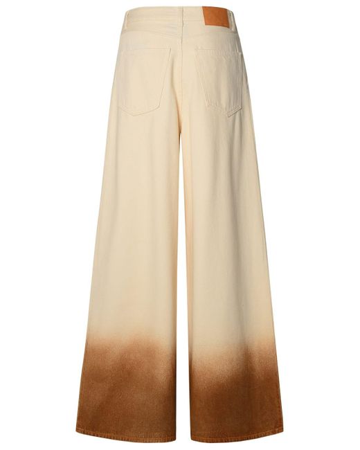 Alanui Natural Cream Cotton Pants