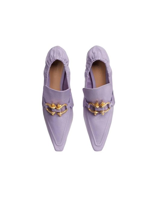 Bottega Veneta Purple The Madame 90Mm Pumps