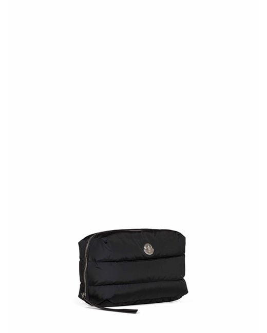 Moncler Black Beauty Case Caradoc Quilted Nylon Polyamide Accessory