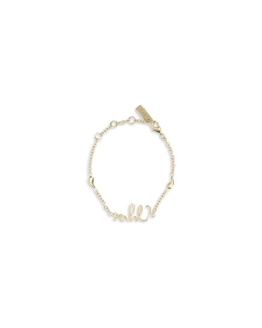 Chloé White Iconic Bracelet Brass Bracelets