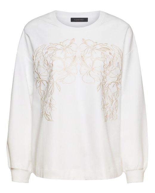 Elena Miro White Felpa