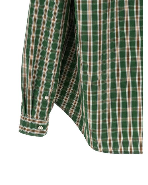 Undercover Green Cotton Blouse for men