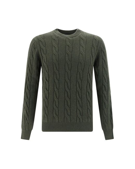 Aragona Green Sweater for men