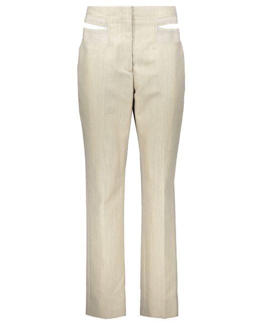Burberry Natural Tailored Trousers