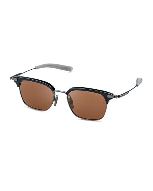 Dita Eyewear Brown Lancier Lsa 410 01 Gun Polarized Sunglasses for men