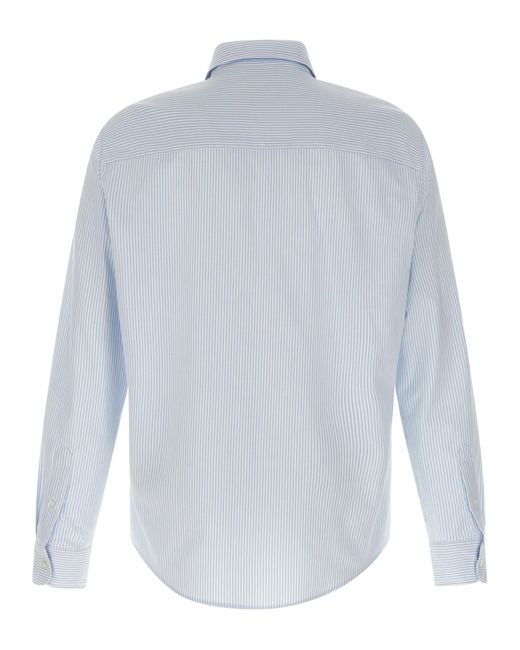 AMI Blue Cotton Blouse for men