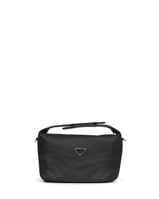 Prada Black Mini Handbag Chérie Recycled Polyamide Handbags