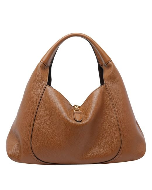 Gucci Brown Maxi Softbix Shoulder Bag