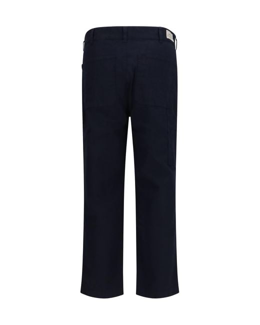 Sebago Blue Causeway Pants Cotton; Elastane for men