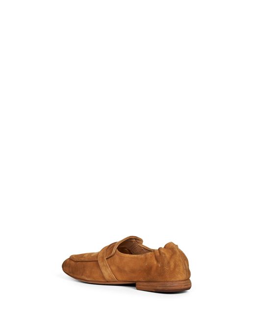 Marsèll Brown Wood Mandolo Suede Loafers for men