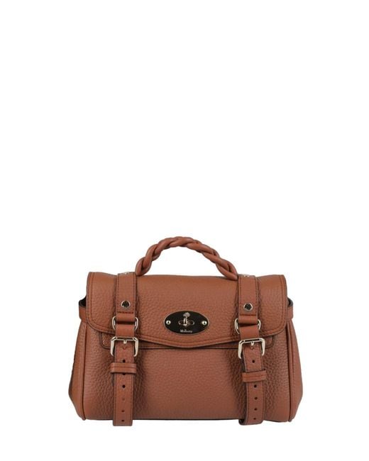Mulberry Brown Mini Alexa Heavy Grain