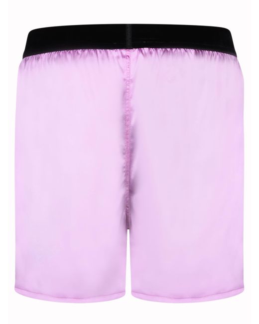 Tom Ford Pink Lilac Pajama Shorts