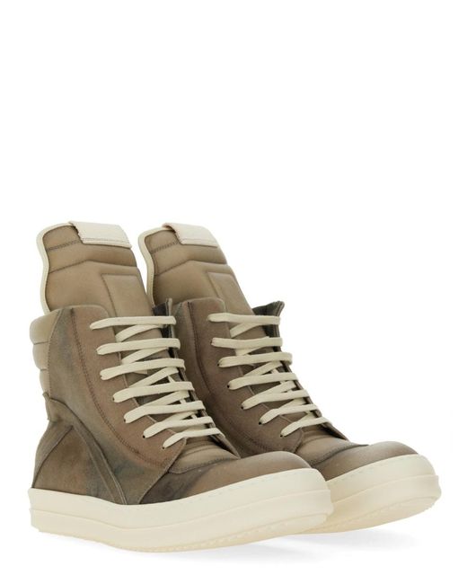 Rick Owens Brown Geobasket Sneaker for men