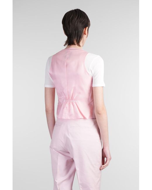 Tagliatore 0205 Pink Giselle Vest