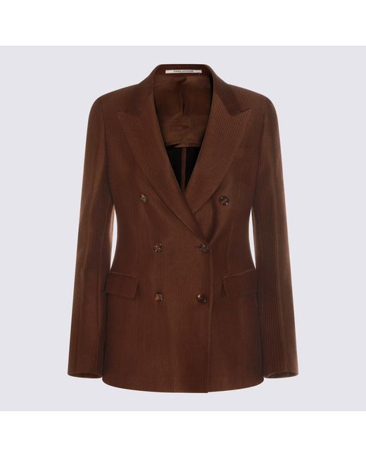 Tagliatore Brown Jackets _100 Co