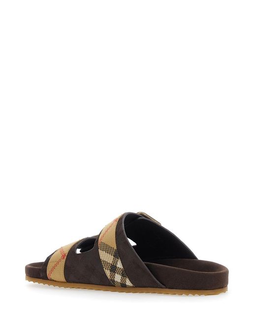 Burberry Brown Sandals Urchin Leather Calf