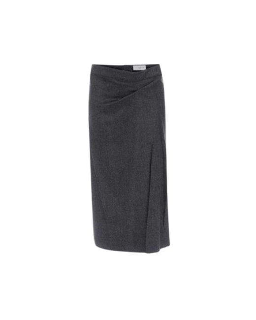 Victoria Beckham Multicolor Pressed Midi Skirt
