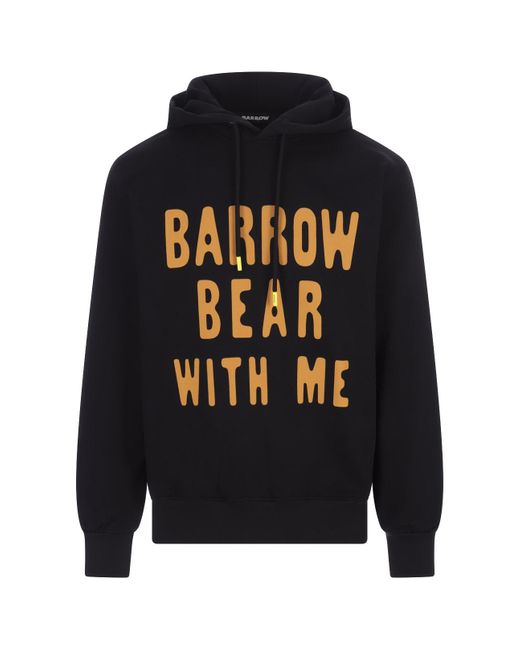 Barrow Blue Black Bear With Me Hoodie for men