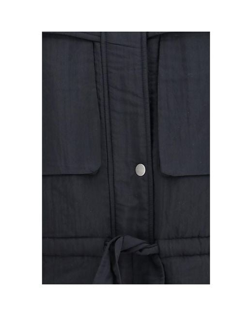 Isabel Marant Blue Modal Full-Length Jacket Clothing