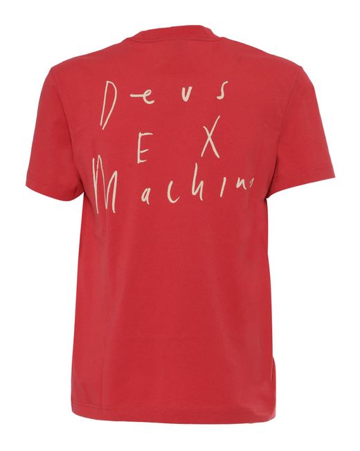 Deus Ex Machina Red Bobskull T-Shirt for men