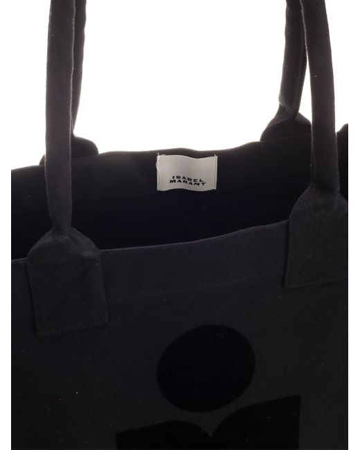Isabel Marant Black Yenky Small Tote Bag